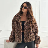 Explosion Women's Fashion Artificial Leopard Pieds Effect Short