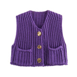Women's Explosive Coarse Knitted Vest