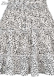 Chiffon Shorts Skirt Women Fashion Korean High Waist Floral Print A-LINE Mini Skirt