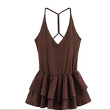 Women's Clothing Explosive Temperament Fashion Splicing Hanging Neck