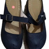 Cool Slippers Women's Summer Leisure New Retro Hollow Belt Buckle Slippers Slope And Head Women's