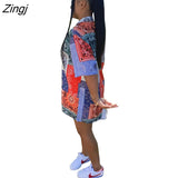 Fashion Women Summer Bandana Print Tshirt Mini Dress Sexy Short Sleeve Blouse Turn-Down Neck Casual