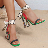 Colored Butterfly Wings Ultra-High Heel Sandals Lazada Women