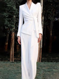 Light Luxury Two Sets Of 2025 Autumn New High-End Temperament Waist Solid Suit Women's