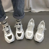Bottom Display High Old Dad Shoes In The Spring Of 2025 Fashion With Thick Background Breathable Mesh Casual Sneakers