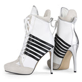 Sports With Fine High And Large Size 44 Women's Fashion Short Boots Boots