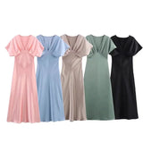 Women's Explosive Temperament Fashion Silk And Silk Texture Of The Flute