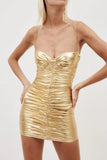 High-End Women's New Sexy Body-Wrapped Breast-Wrapped Sling Skirt Dress With Wrinkles And Hips Skirt Banquet