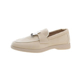And Autumn 2025 New Lazy One Foot Flat Bottom Students British Style Retro Velvet Round Head Single Shoes