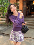 Xixi 13 Lines 2025 Spring New High Waist Half Skirt A Word Bag Hip Short Skirt