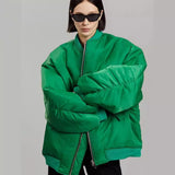 Autumn And Winter Men And Women With The Same Loose Zip Cotton Flying Jacket Women Ins Small Fragrant Style Baseball