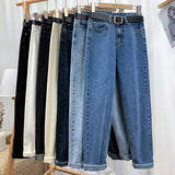 Women Harem Pants Female High Waist Jeans Casual Denim Pantalon Femme Vintage