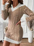 And Winter Long-Sleeved Jasmine Sweater 2025 Doll Collar Cover Small Knitted Short