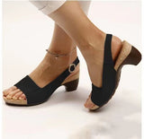 Explosion Of Women's Shoes In The Thick Heel Sandals Direct Wish Heel Shoes
