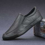 Walk Men's Shoes Cotton Shoes Men's Casual Leather Shoes Korean Trend Low-Top Shoes Autumn And Winter Shoes 9101