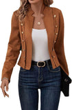 Autumn And Winter Large-Size Women's Coat Cardigan Suit Multi-Grain