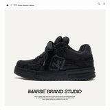 Shoes Destroy The Aesthetic Series Of Black Knight Youth Trend Casual Thick-Sing Men's Shoes Low-Help Men's And Women's