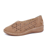 Spring New Large-Size Hollow Open Sleeker Single Shoes Light And Comfortable Simple Women's