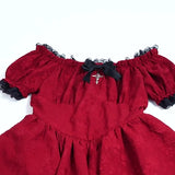 Autumn New Women's Wear Dark Style Elegant Slim Texture Fabric Shoulder Dress