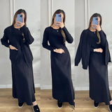 Women's Clothing Autumn 2025 New Fashion Casual Knitwear Jacket Dress Sweater