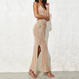 New Knitted Sling Bikini Holiday Dress Sexy Bikini Beach Open Dress