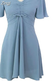Summer Dress Women OL Casual Short Sleeve Dresses Female Dress V neck Solid Pink Blue White Dress Boho Robe Femme