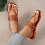 Summer New Large-Size Casual Word Wide-Sleeve Toe Pure Pigmented Face Flat Sandals