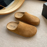 Slippers Women Wear 2025 Spring Explosion Of Thick Soles Of Lazy Shoes Retro Bag Head Half