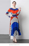 New Women's Dress Dress Oversized Dress Print 100 Folds T-Shirt With T-Shirt Holiday Casual