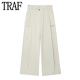 2023 Baggy Pants Woman High Waist Wide Leg Pants For Women Streetwear Summer Casual Pants Female Loose Women's