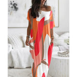 Summer Round Neck Sleeves Printed Loose