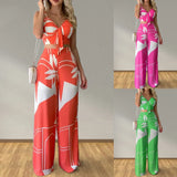 Set Of Women's Personality Temperament Straight Trousers Sexy Top Fashion Casual