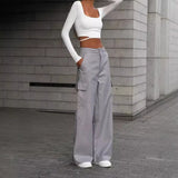 Autumn And Winter New Commuter High-Waisted Trousers Casual Trousers