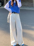 High-Waisted Broad-Legged Jeans Women's 2025 New Casual Temperament Thin Loose Straight