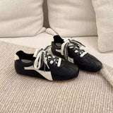 New Coloring College Style Training Shoes Women's Spring Fashion Soft-Soled Sports Leisure Agment