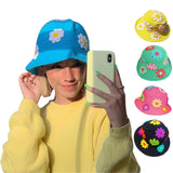 Zingj Selling Pure Hand Crocheted Flower Wool Fisherman Hat Adult Ins Knit