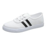 Spring And Summer Breathable Canvas Shoes Board Shoes Korean Version Of Students Flat-Bottomed Small White Shoes In Shoes Children's Net