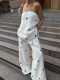 Trousers Set 2025 Spring And Summer New Fashion Casual Wave Trousers Set