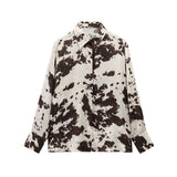 Explosion Women's Animal Printed Styling Dress Shirt