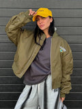 Street Babes Folding Baseball Suit Bomber Jacket Spring And Autumn Women Embroidered Retro