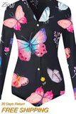 Hot Sale Women Sexy Stretchy Pajamas Long Sleeve V-Neck Pineapple Star Heart Printed Bodycon Summer Lady Jumpsuit