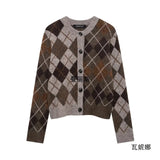 Women's Clothing Loose Casual Round-Neck Long-Sleeved Knitted Jacket In Autumn