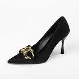 Color Fine Heel High Heels 2025 New Spring And Summer Small Sharp Head Niche Design Temperament Women Singles