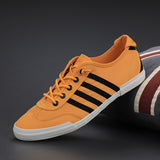 New Men's Shoes 2025 Spring Lace Casual Shoes Trend Fashion Canvas Shoes Men's