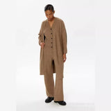 2025 New Hot Knitted Three-Piece Set Of Women's OL Style Sweater Cardigan +