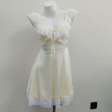 Sexy Ice Silk Pajamas Women In Spring And Summer 2025 Pure Lust Wind Trench Ribbon Tector Sonar