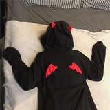 Zingj Autumn / Winter Hoodie Ins Hikhara Night Wind Plus Velvet Hooded Top Loose Plus Size Korean Coat Women's