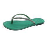 Red Water Drill Feet Cool Drag Woman 2025 Summer Flat Bottom Dragged Candy Color Fairy Shoes Wearing Female