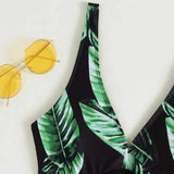 2022 New Leaf Print Flat-Angleed Panties