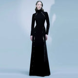 Star Fashion New Simple Diamond Nail Bead Dress And Floor
